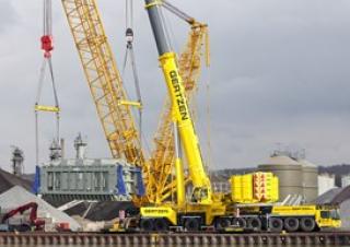 Верижни кранове - решетъчна стрела Liebherr LR 1350/1