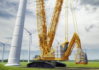 Верижни кранове - решетъчна стрела Liebherr LR 1700-1.0