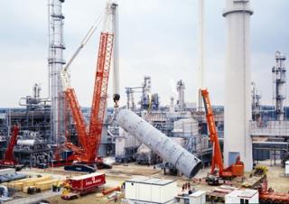 Верижни кранове - решетъчна стрела Liebherr LR 1750/2