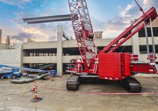Верижни кранове - решетъчна стрела Manitowoc MLC300