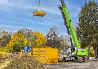 Верижни кранове - телескопична стрела Sennebogen 6103 E