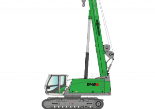 Верижни кранове - телескопична стрела Sennebogen 643E