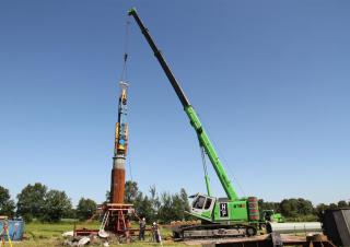 Верижни кранове - телескопична стрела Sennebogen 673E
