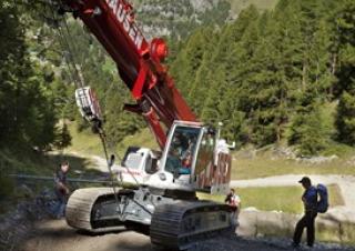 Верижни кранове - телескопична стрела Liebherr LTR 1060