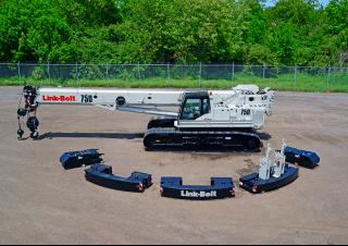 Верижни кранове - телескопична стрела Link-Belt TCC-750