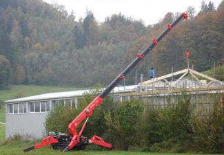 Верижни кранове - телескопична стрела UNIC URW-706