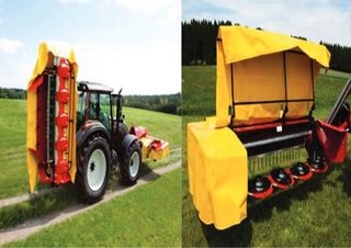 Задно монтиран косачен диск с кондиционер Fella SM 320 KC