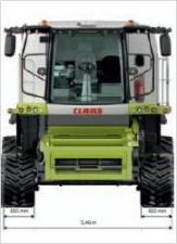 Зърнокомбайн Claas Lexion 670 TerraTrac