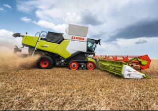 Зърнокомбайн Claas Trion 750 Terra Trac   