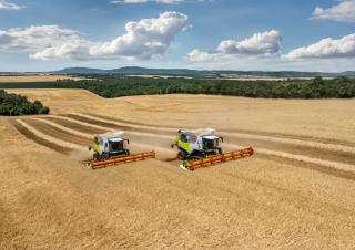 Зърнокомбайн Claas Trion 760 Terra Trac   