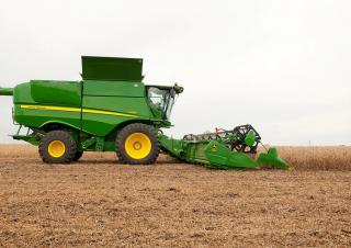 Принадлежности/приставки за комбайни Зърнокомбайни хедър (жатка) John Deere 635F Hydra Flex 