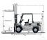 Caterpillar DP 50 C Размери и габарити