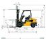 Caterpillar DP20N Размери и габарити