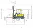 Hyster H2.0FT Размери и габарити