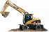 Колесни екскаватори Caterpillar M 313 C Mono