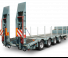 Schwarzmüller 4-axle low loader semitrailer with offset platform