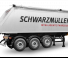 Schwarzmüller 3-axle aluminium hollow profile tipper semitrailer