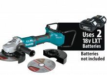 Акумулаторни ъглошлайфи Makita XAG22ZU1