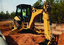 Багер-товарачи с обратно загребване Caterpillar 420 E