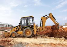 Багер-товарачи с обратно загребване Caterpillar 424B