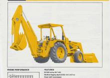 Багер-товарачи с обратно загребване John Deere Construction 500 C