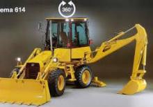 Багер-товарачи с обратно загребване Hydrema 614 Servo