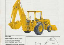 Багер-товарачи с обратно загребване John Deere Construction 9250 A