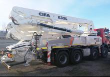 Бетонопомпи, монтирани на камион CIFA K35L