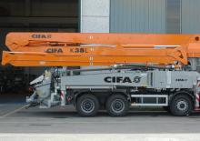 Бетонопомпи, монтирани на камион CIFA K38L