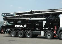 Бетонопомпи, монтирани на камион CIFA K52L