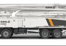 Бетонопомпи, монтирани на камион CIFA K56C