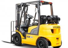 Челни мотокари, пропан-бутан Hyundai 25L-7A