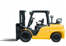 Челни мотокари, пропан-бутан Hyundai 40L-9