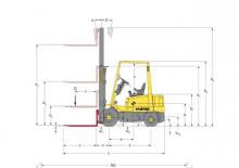 Челни мотокари, пропан-бутан Hyster H 2.00 XMS