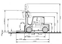 Челни мотокари, пропан-бутан Steinbock H 70 L