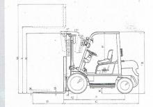 Челни мотокари, пропан-бутан Patria PFG 30 T 2