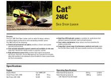 Челни товарачи Caterpillar 246C