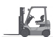 Челни вилични електрокари Toyota 7 FBH 25