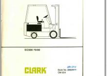 Челни вилични електрокари Clark EC 500 70