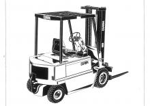 Челни вилични електрокари Clark ECM 25 N