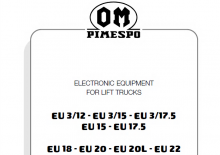 Челни вилични електрокари OM-Pimespo EU 3-15