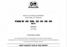 Челни вилични електрокари OM-Pimespo Fase 20