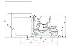 Челни вилични мотокари, дизелови Toyota 02-8 FDKF 20 