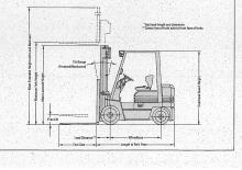 Челни вилични мотокари, дизелови Toyota 5 FDC 25