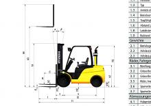 Челни вилични мотокари, дизелови Hyundai 50 DA 9 A