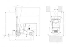Челни вилични мотокари, дизелови DanTruck 9476 Power +