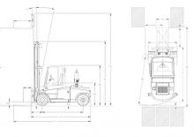 Челни вилични мотокари, дизелови DanTruck 9676 Power +