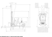 Челни вилични мотокари, дизелови DanTruck 9696 Power +