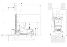 Челни вилични мотокари, дизелови DanTruck 9699 Power +