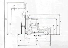 Челни вилични мотокари, дизелови Steinbock B 1212